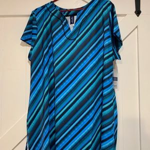 Plus size longer length swim top